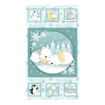 Little North Flannel F402149P Multi Panel by Deb Grogan for Marcus Fabrics