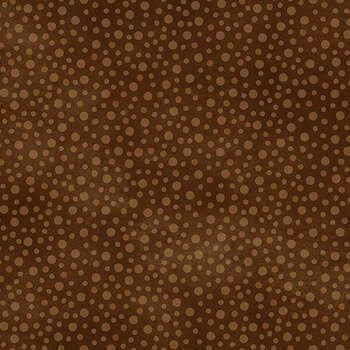 Woodland Animals 12QFA-1 Dots - Brown by Quiltberry Farm for In The Beginning Fabrics