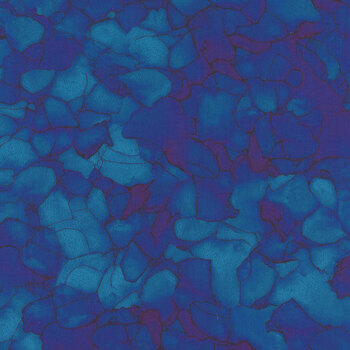 Peacock in the Garden 16240406-03 Petal Mosaic by Peggy Collins for Camelot Fabrics