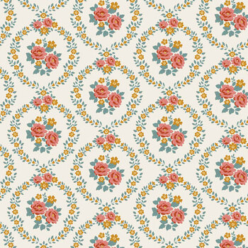 Village Life TIL100682 Mable Warm Cream by Tone Finnanger for Tilda