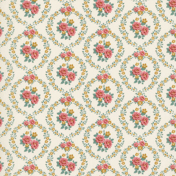 Village Life TIL100682 Mable Warm Cream by Tone Finnanger for Tilda