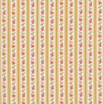 Village Life TIL100683 Agnes Ochre by Tone Finnanger for Tilda