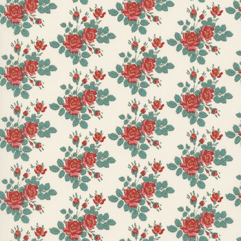Village Life TIL100688 Myrtle Teal by Tone Finnanger for Tilda
