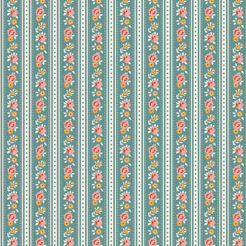 Village Life TIL100690 Agnes Teal by Tone Finnanger for Tilda