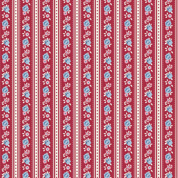 Village Life TIL100693 Agnes Burgundy by Tone Finnanger for Tilda
