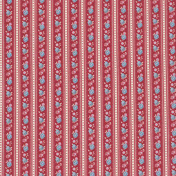 Village Life TIL100693 Agnes Burgundy by Tone Finnanger for Tilda