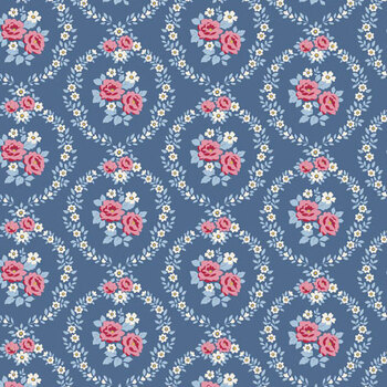 Village Life TIL100697 Mable Blue by Tone Finnanger for Tilda