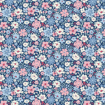Village Life TIL100699 Esther Blue by Tone Finnanger for Tilda