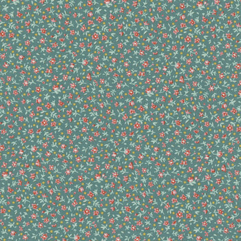 Village Life TIL110178 Mae Teal by Tone Finnanger for Tilda