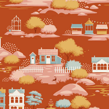 Village Life TIL110179 Village Rust by Tone Finnanger for Tilda