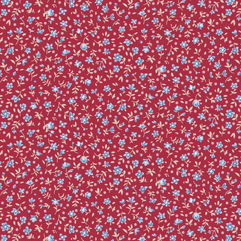 Village Life TIL110183 Mae Burgundy by Tone Finnanger for Tilda