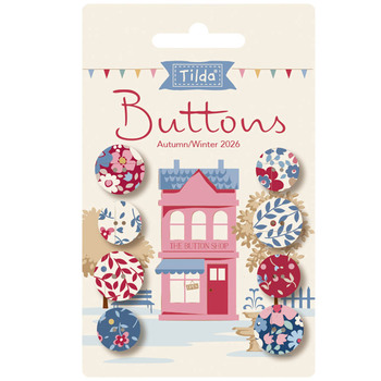Buttons Winter 8 Pieces