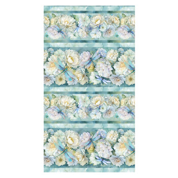Gossamer FLEUR-CD4473 Dragonfly Stripes Multi by Timeless Treasures Fabrics