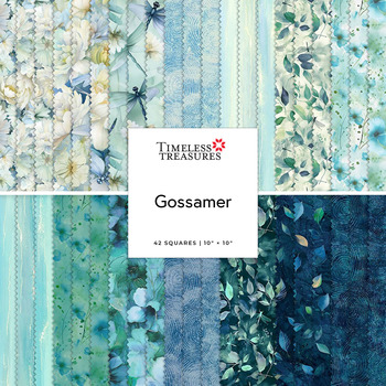 Gossamer  10" Squares by Timeless Treasures Fabrics