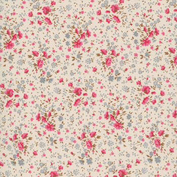 Wideback Basics 108" Wide TIL150014 Ellie Red/Slate by Tone Finnanger for Tilda