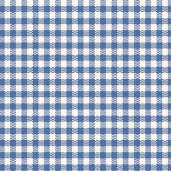 Wideback Basics 108" Wide TIL150016 Gingham Blue by Tone Finnanger for Tilda