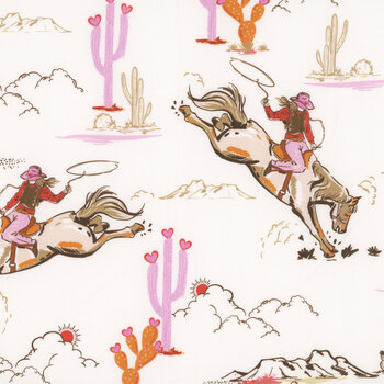 Go Cowgirl! 1GC-1 Cowgirl Multi by In The Beginning Fabrics
