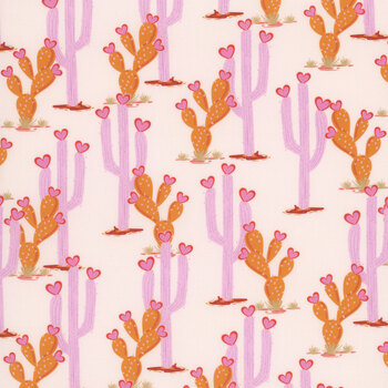 Go Cowgirl! 2GC-1 Heart Cactus Multi by In The Beginning Fabrics