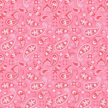 Go Cowgirl! 7GC-1 Paisley Pink by In The Beginning Fabrics
