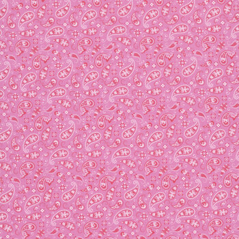 Go Cowgirl! 7GC-1 Paisley Pink by In The Beginning Fabrics