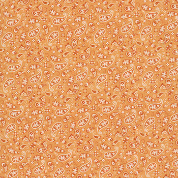 Go Cowgirl! 7GC-2 Paisley Orange by In The Beginning Fabrics