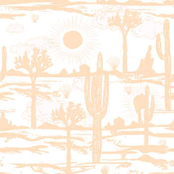 Go Cowgirl! 9GC-1 Scenic White by In The Beginning Fabrics