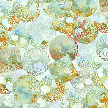 Celtic Garden 5CEL-2 Celtic Green by Jason Yenter for In The Beginning Fabrics