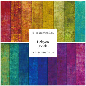 Celtic Garden  Halcyon Tonals Fat Quarter Bundle Jason Yenter for In The Beginning Fabrics