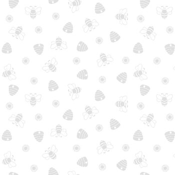 Essentials Spring Days 39222-100 Bees N' Blooms by Wilmington Prints