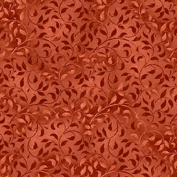 Essentials Climbing Vines 38717-383 Burnt Sienna by Wilmington Prints