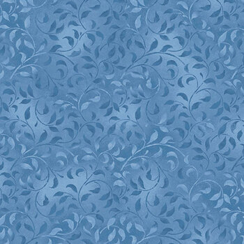 Essentials Climbing Vines 38717-414 Denim Blue by Wilmington Prints