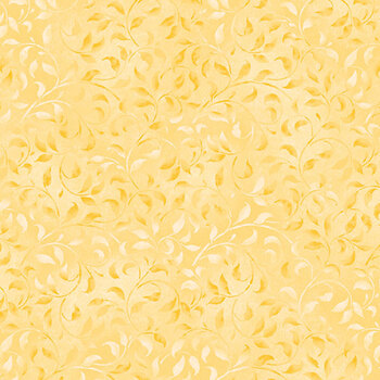 Essentials Climbing Vines 38717-550 Bright Yellow by Wilmington Prints