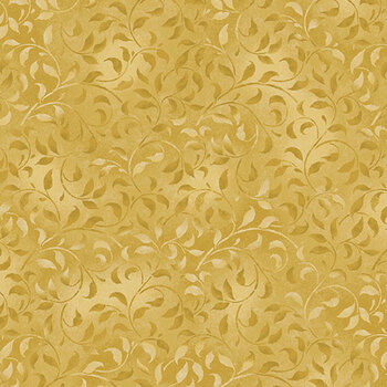 Essentials Climbing Vines 38717-551 Harvest Gold by Wilmington Prints