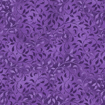 Essentials Climbing Vines 38717-606 Grape by Wilmington Prints