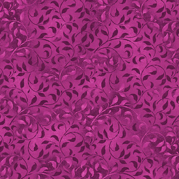 Essentials Climbing Vines 38717-633 Dark Magenta by Wilmington Prints