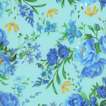 Noble Plume PLUME-CM4493 Sky by Chong-A Hwang for Timeless Treasures Fabrics