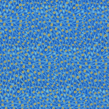 Noble Plume PLUME-CM4498 Blue by Chong-A Hwang for Timeless Treasures Fabrics