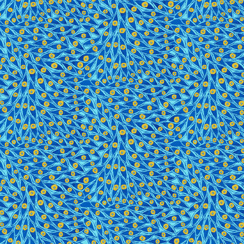 Noble Plume PLUME-CM4498 Packed Peacock Eyes by Chong-A Hwang for Timeless Treasures Fabrics