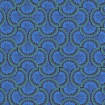 Noble Plume PLUME-CM4499 Royal by Chong-A Hwang for Timeless Treasures Fabrics