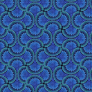 Noble Plume PLUME-CM4499 Packed Feather Fans by Chong-A Hwang for Timeless Treasures Fabrics