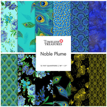 Noble Plume  Fat Quarter Bundle Chong-A Hwang for Timeless Treasures Fabrics