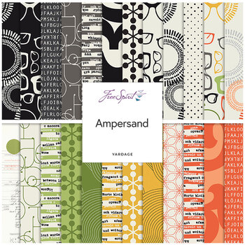 Ampersand  Yardage by Zen Chic for FreeSpirit Fabrics