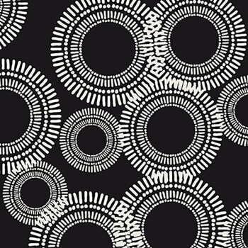 Ampersand PWZC009.CHARCOAL Ripples Charcoal by Zen Chic for FreeSpirit Fabrics