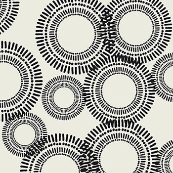 Ampersand PWZC009.NEWSPAPER Ripples Newspaper by Zen Chic for FreeSpirit Fabrics
