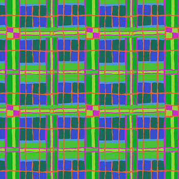 Bits & Bobs PWBM118.GREEN SM Checkmate Green by Brandon Mably for FreeSpirit Fabrics