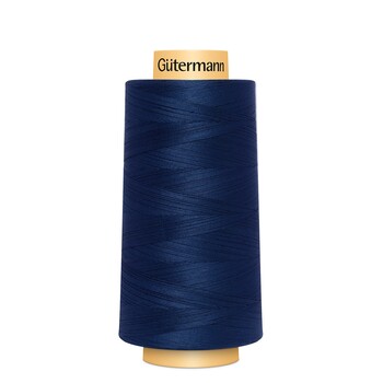 Gütermann 50wt Solid Cotton Thread 732371-5322 Navy - 3000yd