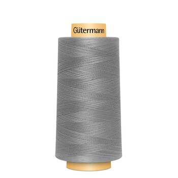 Gütermann 50wt Solid Cotton Thread 732371-6206 Gray - 3000yd