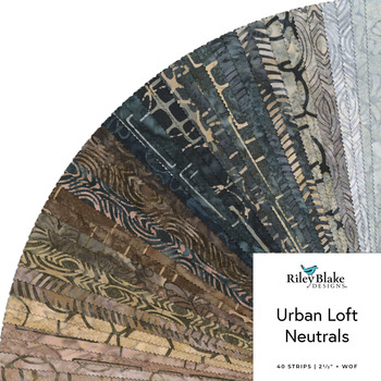 Urban Loft Neutrals  2.5" Rolie Polie Michael Davison for Riley Blake Designs