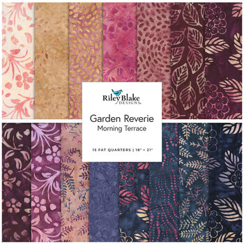 Garden Reverie  Morning Terrace Fat Quarter Bundle by Riley Blake Designs