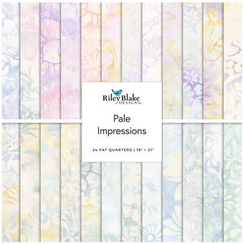 Pale Impressions  Fat Quarter Bundle by Riley Blake Designs